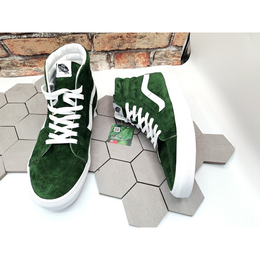 Vans Sk8-Hi‎ Pig Suede Douglas Fir Green Size US 9.5 Men's New VN0007NSBXU Rare - Picture 9 of 13